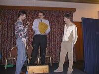 Dave Hicks, Pat McMurray (+shield) and Mike Sidd